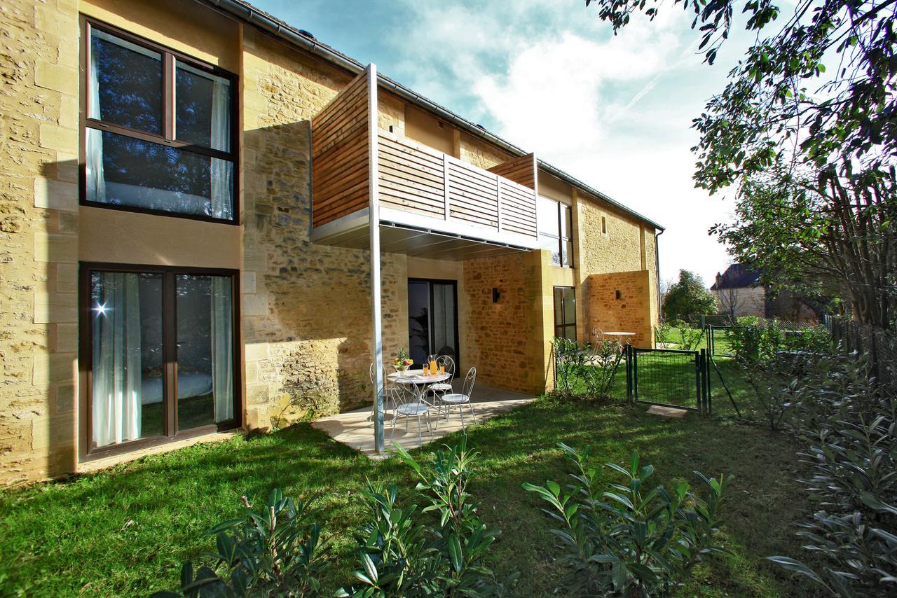 Les Jardins Du Porche Aparthotel Sarlat-la-Caneda Bagian luar foto